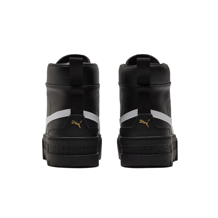 PUMA Mayze Mid Women Puma Black Puma White Mid Top Lifestyle Sneakers 381170-02