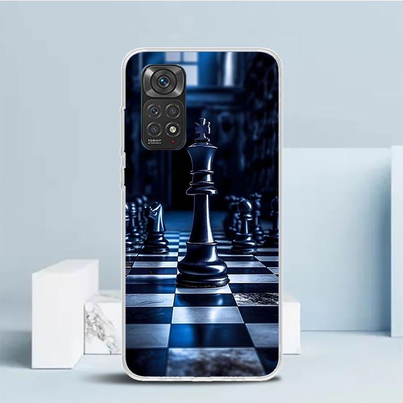 Competitive Chess Game Phone Case For Xiaomi Redmi Note 15 14 14S 13 12S 12 Pro Plus 11S 11 11T 11E 10S 10 + Soft TPU Back Cover