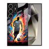 Samsung S26ULTRA Mobile Phone Case A90 Football S24 Tempered Glass Illustration A16 Black Protective Case A07