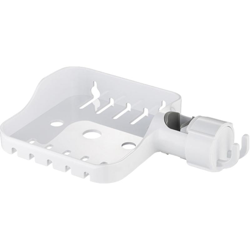 

Держатель для мыльницы с быстрым сливом, решение для хранения мыла в ванной комнате, регулировка с помощью зажима, аксессуары для ванной комнаты, простая установка кремовый