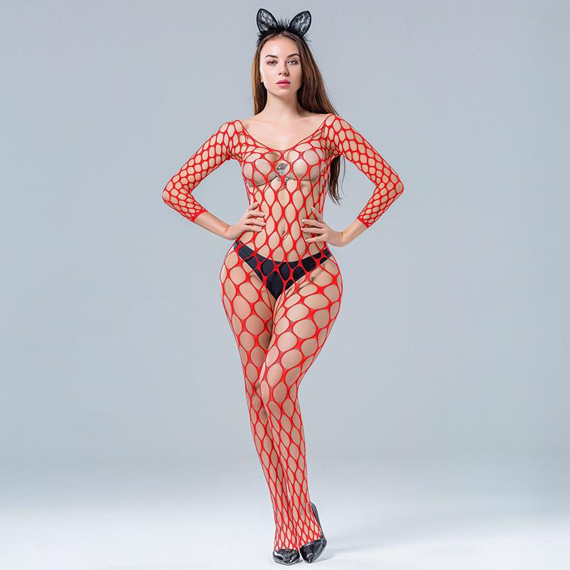 Alluring Women's Lingerie Set: Revealing Open-Crotch Pajamas for Flirty Passion