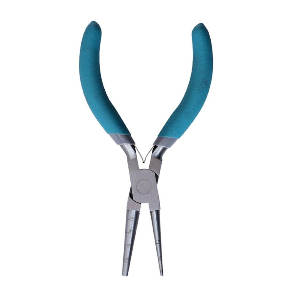 Comfortable Contoured Grip Round Nose Pliers Jewelry Making Pliers For DIY Jewelry Crafts