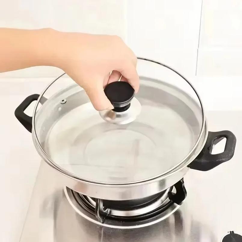 10/1PCS Universal Pan Lid Handle Heat-Resistant Cooking Pan Lid Replacements Stainless Steel Pot Knobs Kitchen Cookware Parts