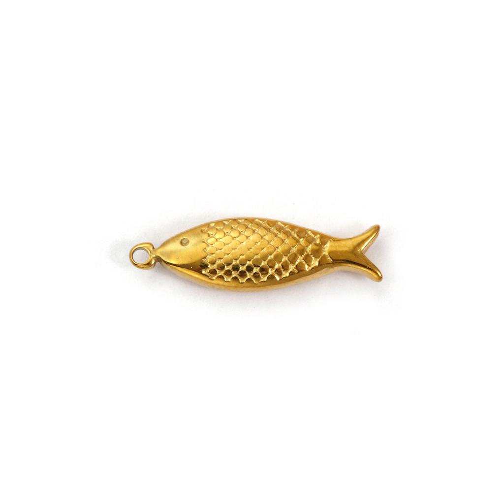 2 PCs 304 Stainless Steel Ocean Jewelry Charms Fish Animal Pendants For DIY Necklace Jewelry Making Findings