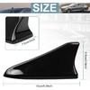 For 2014-2019 2018 Hyundai Sonata Ebony Black Code EB Shark Fin Antenna Cover BL