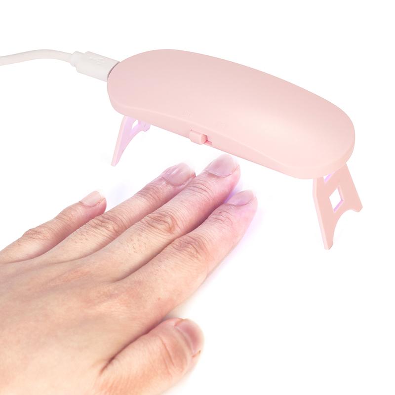 6W Mini UV LED Lampa USB Nabíjení Stroj na Vytvrzování Gel Laku Přenosná Sušička Nehtů USB Napájení UV Lampa