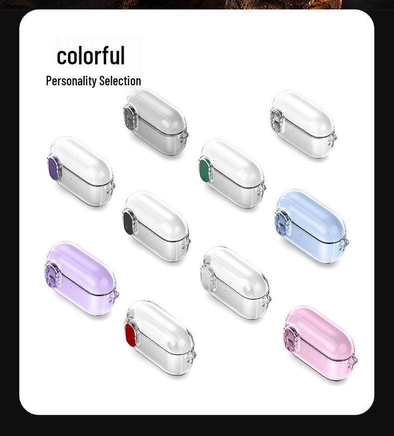 AirPods Pro & AirPods 3 Transparente Eis Kristall Kohlefaser Schutzhülle