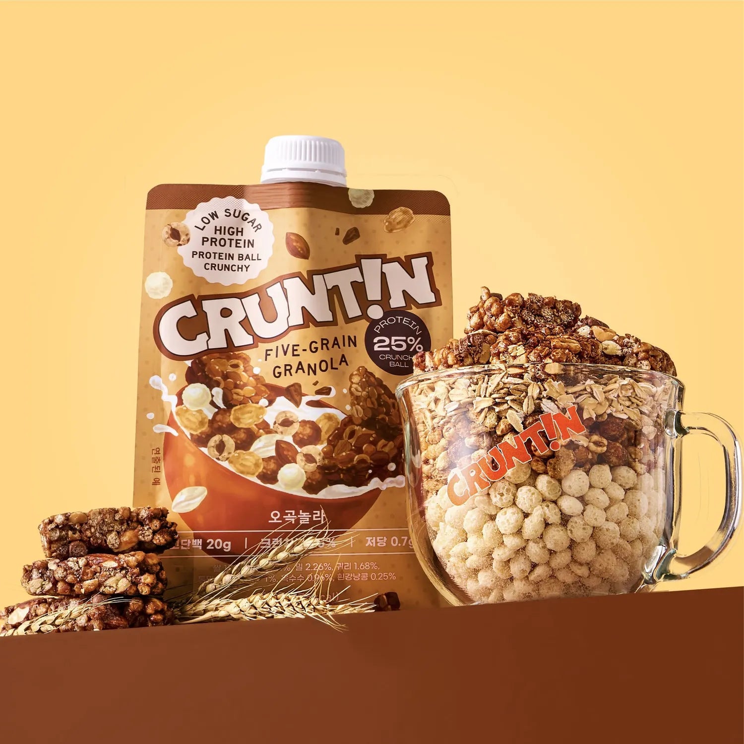 CRUNTIN Protein Shake #Five-Grain Granola 50g 50g
