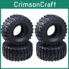 Premium Soft Rubber 2.2" Tyres With Foam For Axial Wraith Scx10 Jeep Trx-4 Rock Crawlers