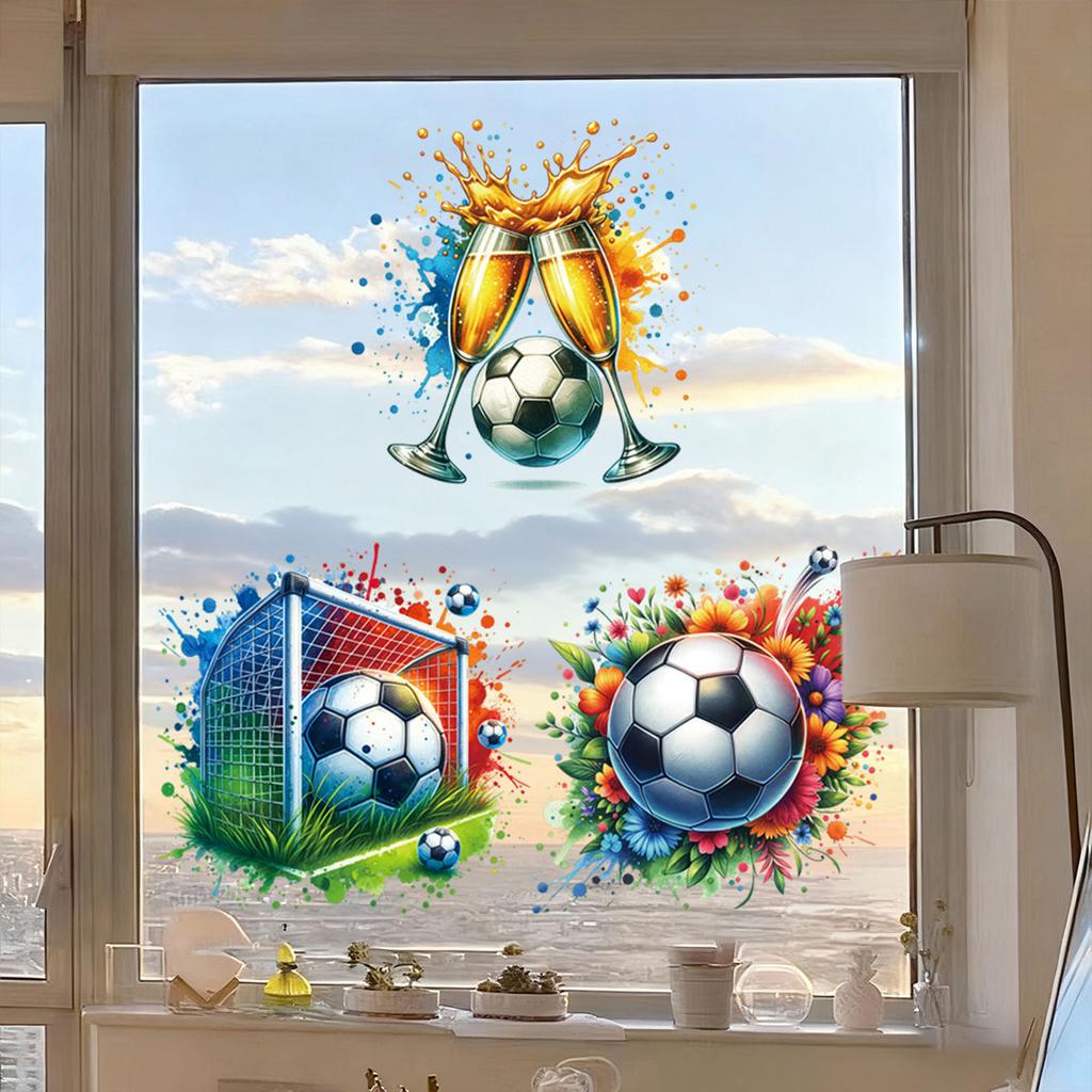 Fussball-Themenmöbel Dekorationsaufkleber