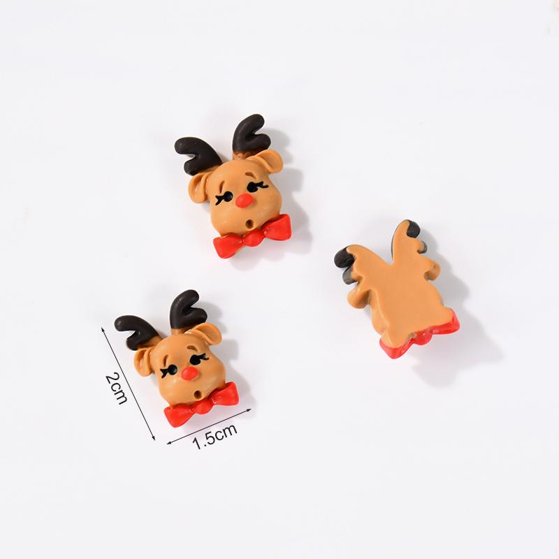 10/20pcs Christmas Mix Resin Crafts Ornament Mini Santa Claus Xmas Tree Figurine DIY Decorations New Year Gifts Party Supplies