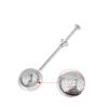 Stainless Steel Tea Infuser Ball Press Type Adjustable Handle Mesh Strainer for Loose Leaf Tea Brewing Kitchen Tool