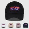 KPOP Graffiti SoftTop Baseball Cap Trendy Vibrant Korean Wave Style Fashionable and Unique Daily Commute Concerts Fan Gift