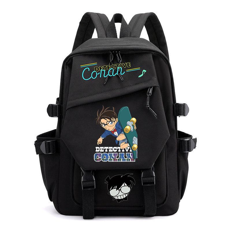 Anime Conan schoolbag children's backpack primary school bag male and female junior high school students college students campus backpack