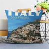 World Cities Travel Cushion Cover Pillowcase Upholstery Sofa Throw Pillow Home Decor Pillowcas