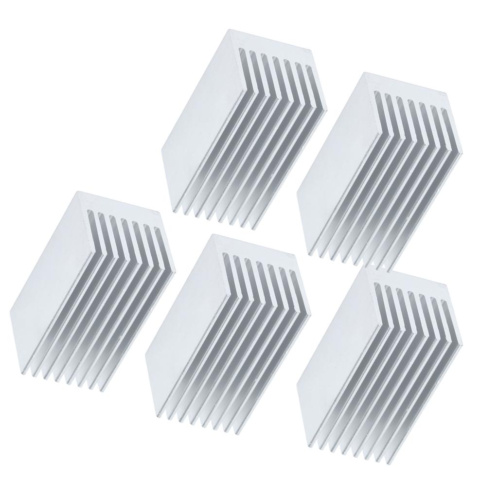 5Pcs Aluminum Heatsink Anodic Oxidation Cooling Heat Sink 51.6x28x28mm for Power Module