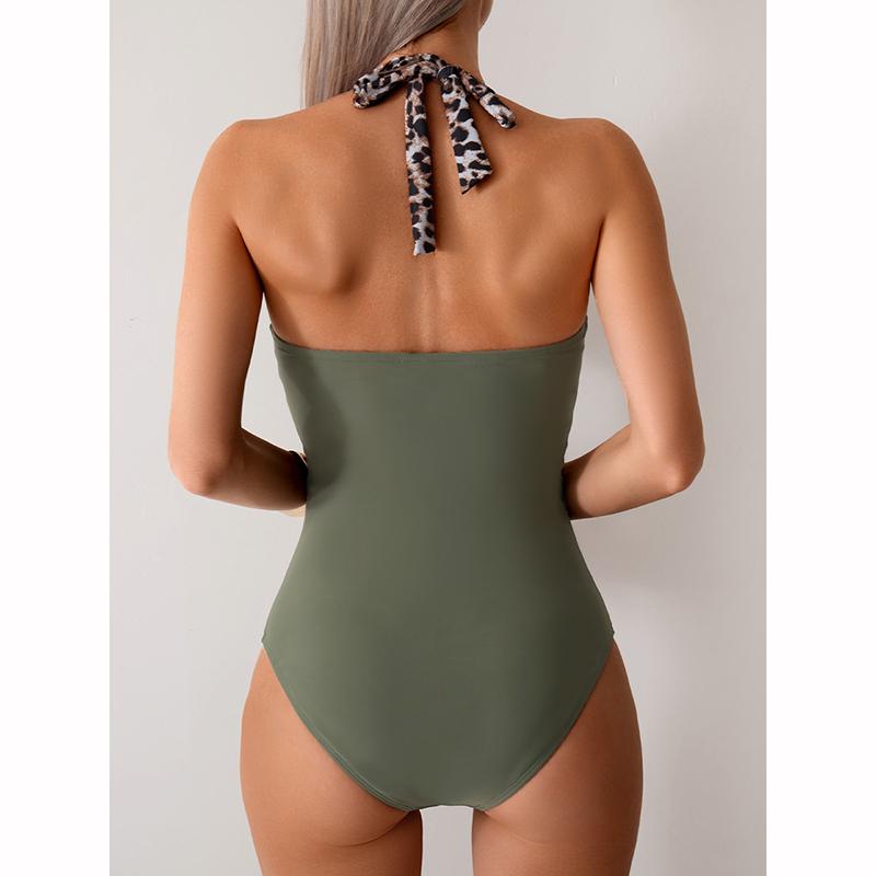 Seksowne Stroje Kąpielowe Damskie Jednoczęściowe Bikini Głęboki Dekolt V Z Wiszącym Ramiączkiem Kostium Kąpielowy Nowy Produkt Zintegrowany Design Odzież Sportowa