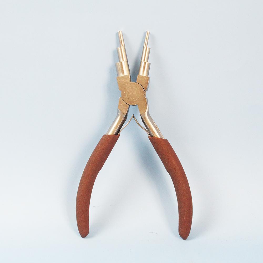 Schmuckzangen aus Kohlenstoffstahl Rundzange und Spitzzange für 3-10mm Ringe DIY Drahtschlingen Ösenherstellung Handwerkzeug