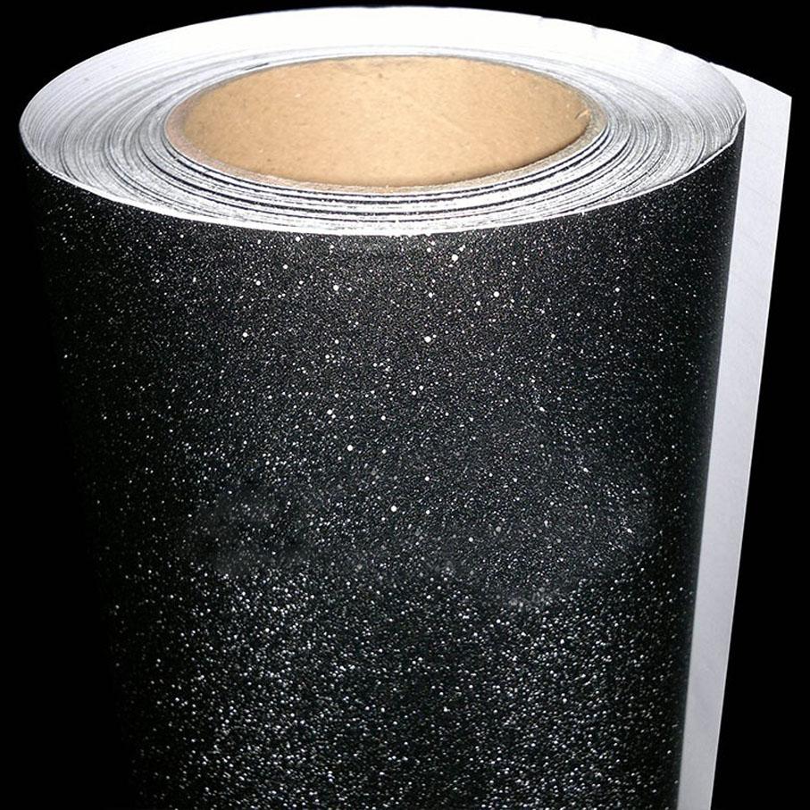 Car Styling Black Glitter Diamond Shiny Vinyl Films Wrap For Car Body Car Sticker Auto Decoration Motorcycle Decal