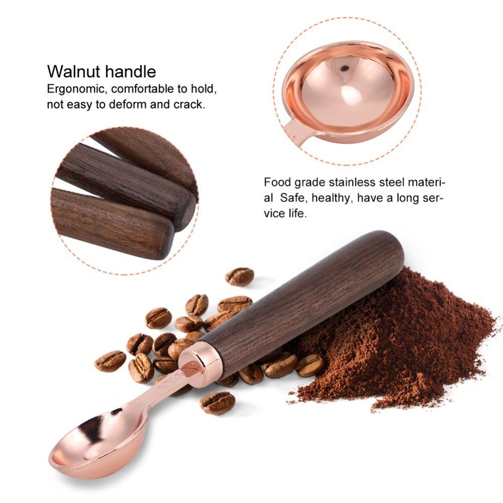 4PCS Set Stainless Steel Measuring Spoon Set Stainless Steel Scoop  For Kitchen Baking
