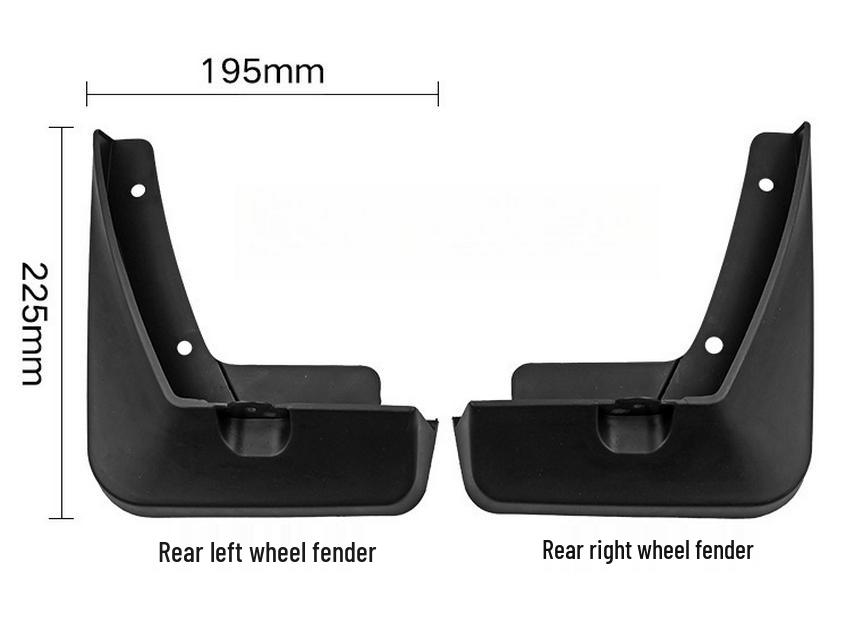 Baojun 530 2020-2021 Mud Flaps: Cross-Border Soft Car Tire Guards
