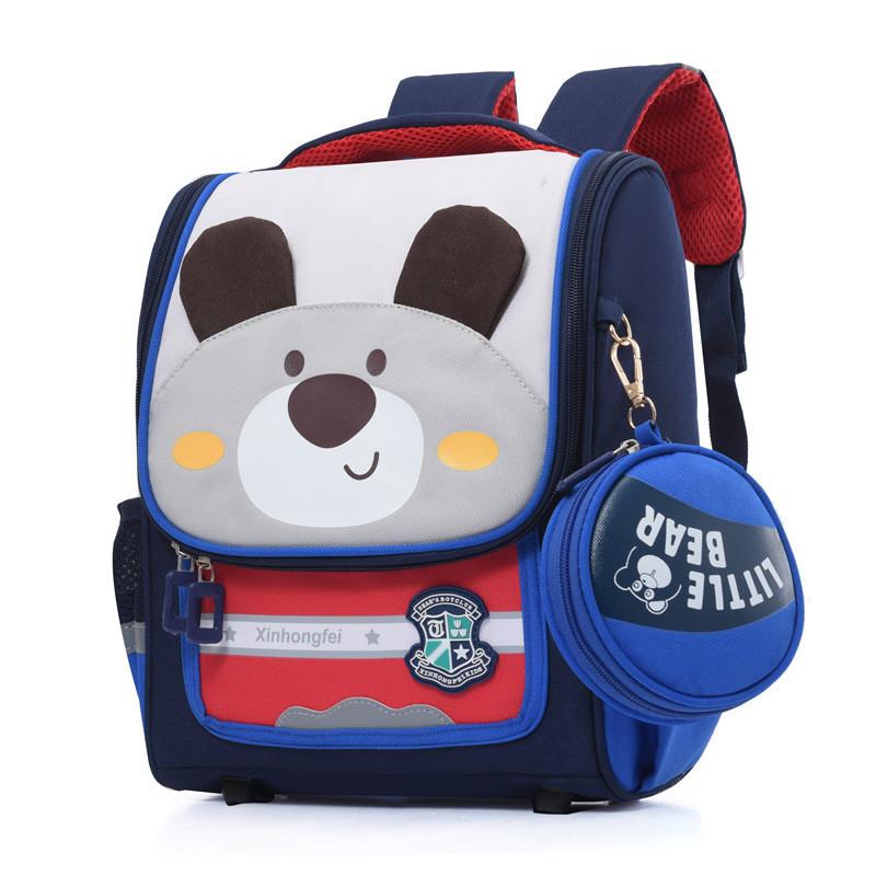 Large Capacity Kids Backpack Featuring Playful Cartoon Graphics And Ergonomic Straps**