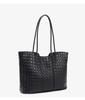 High-End Genuine Leather Women's Woven Tote Bag - Large Capacity, Versatile Cowhide Handbag