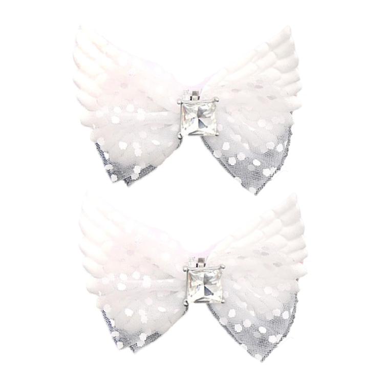 Шарм-бантик для обуви женский со стразами, клипса-бантик, аксессуары для украшения обуви на высоком каблуке