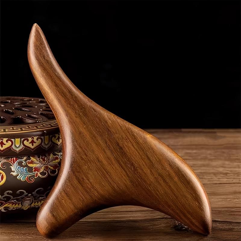 Wooden Reflexology Tools Triangle Gua Sha Board Body Massager Foot Scraping Board Massage Stick Head Neck Hand Waist Calf Leg