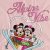 Disney Womens/Ladies Alpine Vibes Mickey & Minnie Mouse T-Shirt