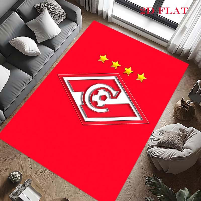 Spartak Moscow Battle Carpet Rug for Living Room Bedroom Home Sofa Decoration,Kids play Nonslip Floor Mat