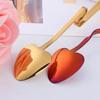 Hanging Cup Coffee Spoon Heart Shape Stainless Steel Scoop Silver Sugar Dessert Spoons Gold Stirring Tea-spoon Snack Juice Tools