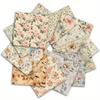 24pcs Junk Journaling Craft Paper Flower Crapbook Paper Pad 6x6inch Assorted Pattern Decoupage Cardstock Paper Single-Sided Vintage Scrapbooking DIY