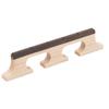 4 String Banjo Bridge Rosewood Decorative Robust Wooden 3 Leg Banjo Bridge Replacement for Music