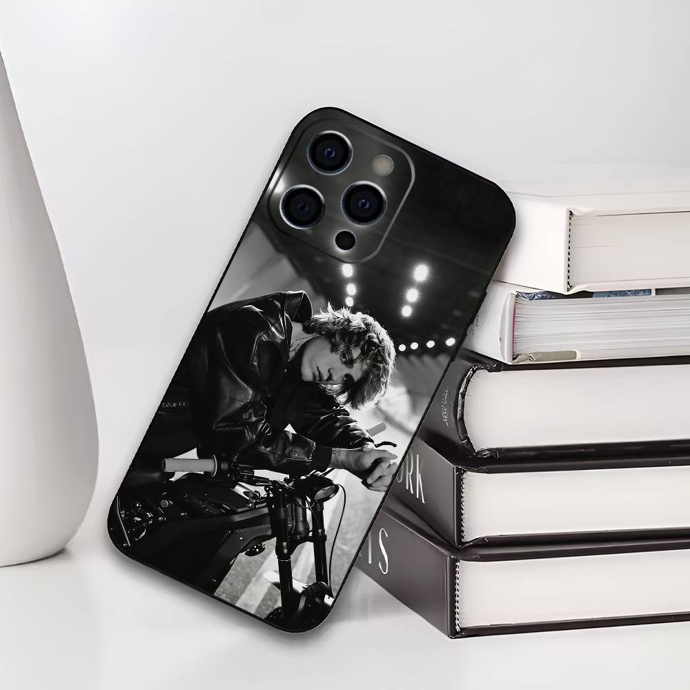 JB J-Justin B-Bieber Phone Case For iPhone 17,16,15,14,13,12,11 Plus,Pro Max,XS,Soft Black Cover iPhone17air