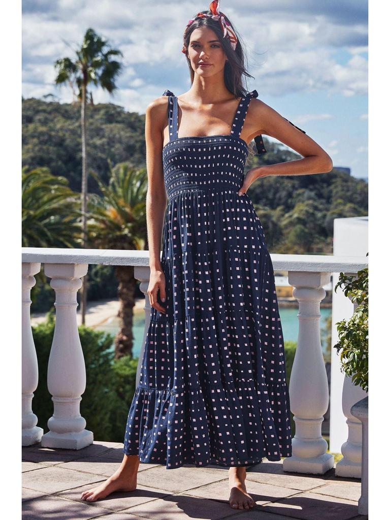 French High-End 2026 Spring/Summer Women's Sexy Printed Spaghetti Strap Dress