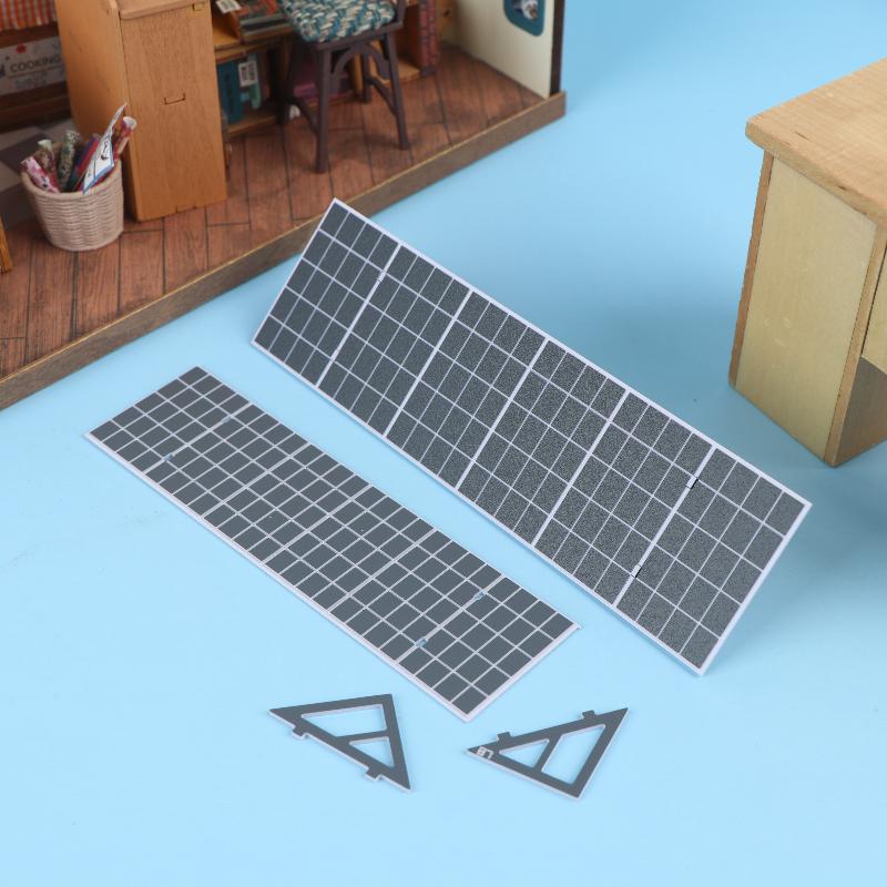 Scale 1:64 1:87 Simulation Solar Energy Model Diy Making Architecture Building Layout For Diorama Can'T Generate Electricity