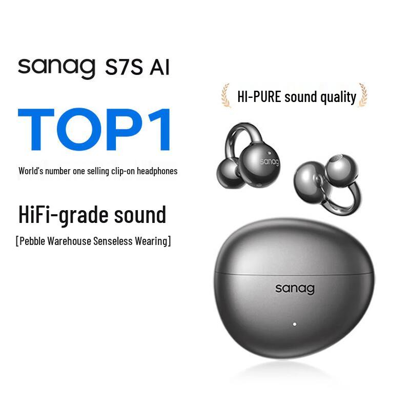 Sena S7S AI Bone Conduction Ear Clip Headphones