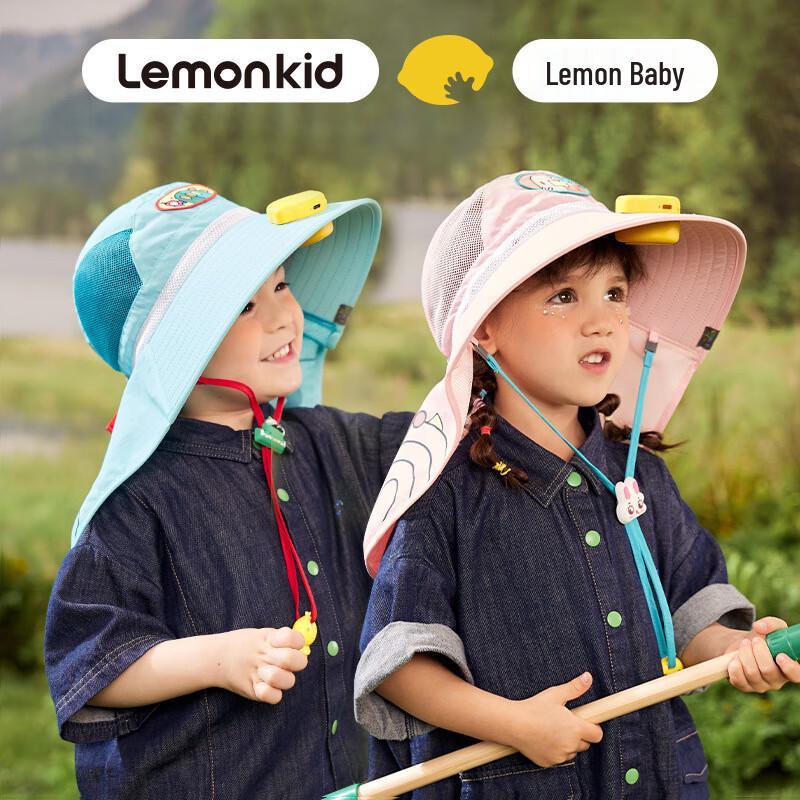 Lemonkid Kids  Summer Sun Hat with Fan