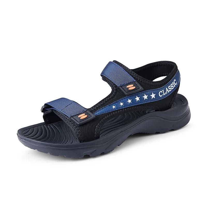 Fashion Men Sandals Summer Leisure Beach Holiday Sandals Men Shoes 2025 New Outdoor Male Retro Comfortable Casual Sandals Men Sneakers