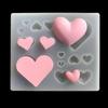 Heart Silicone Fondant Candy Mold Chocolate Mold Cake Moulds For Valentine's Day Mousse Cake Baking French Dessert Brownie