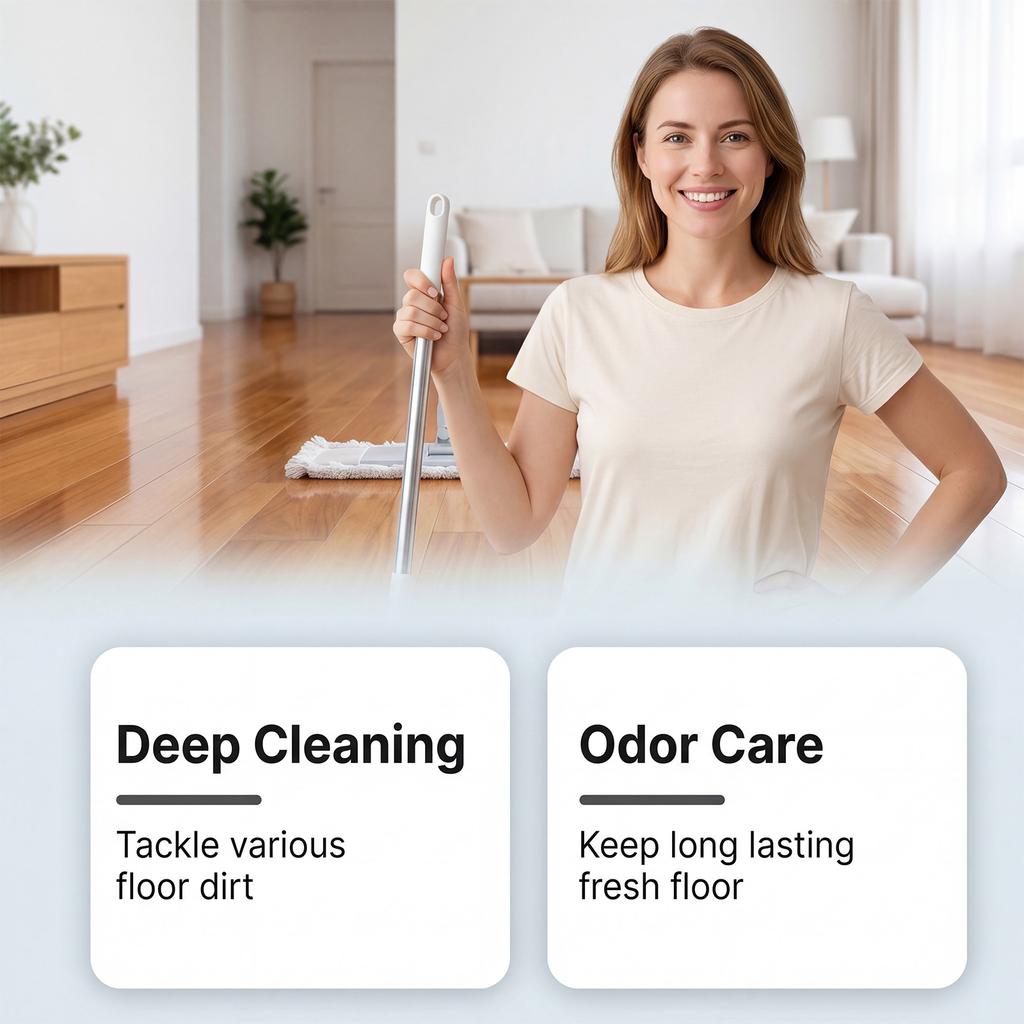 Fogli Detergenti per Pavimenti Multi-Azione per Casa e Ufficio Detergente Premium per Pavimenti 30 Pezzi Formula Dissolvibile Pratica per Diverse Superfici