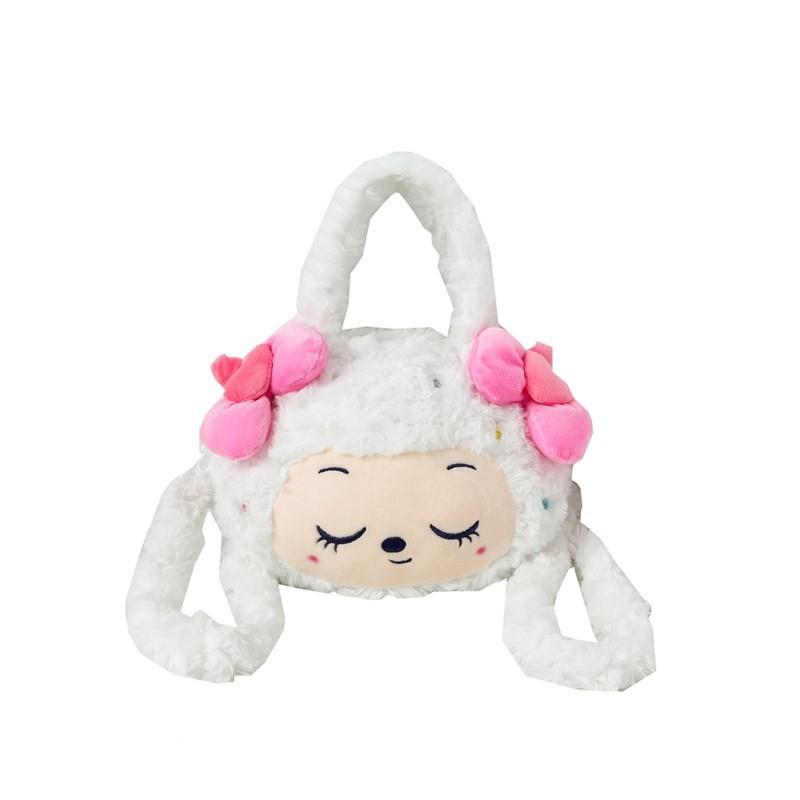 

Коза Приятный И Большой Большой Волк Милый Мультяшный Плюшевый Мешок Сумки Через Плечо Подростки Девочки Tibbie