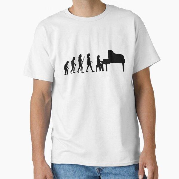 Women's Piano T Shirt Evolution Of The Pianist Classic T-Shirt