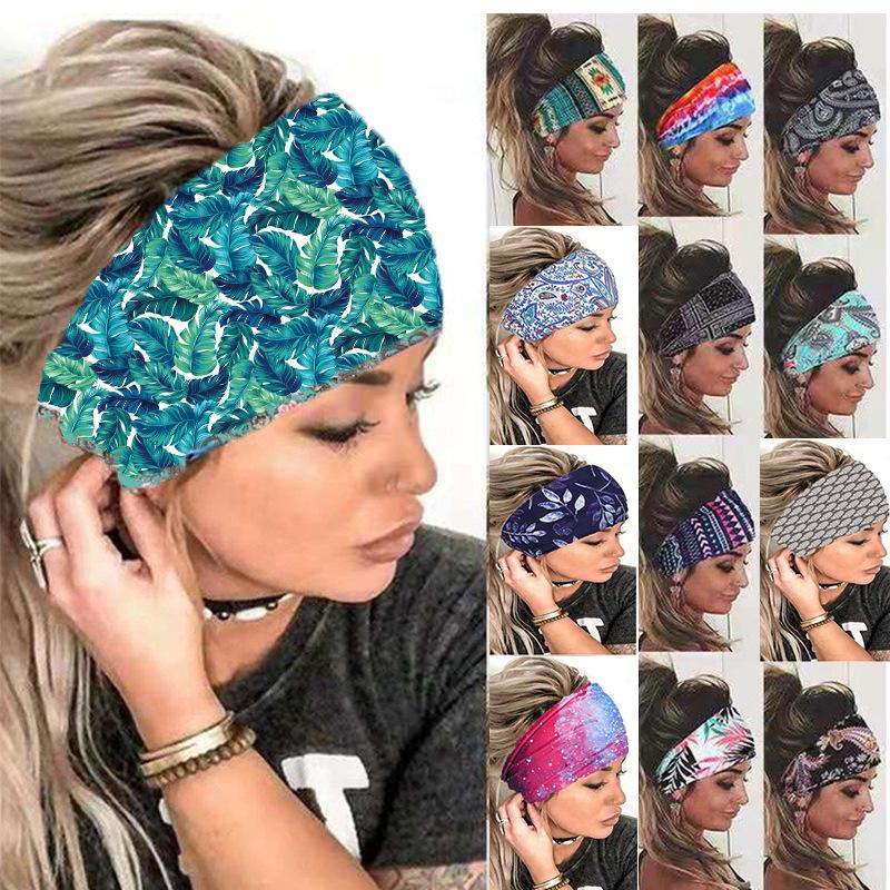 Ellie Bohemian Floral Knot Sport Hairband for Women
