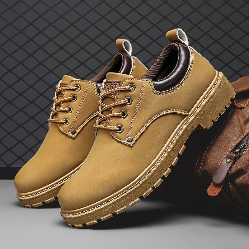 Fashion 2024 New Versatile Casual Spring and Summer Anti Slip Breathable Men's Work Shoes