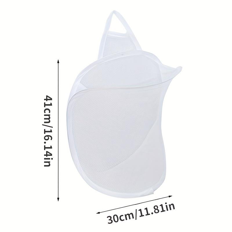 1pc Laundry Organization and Storage, Toilet Dirty Clothes Basket Foldable Wall Mounted Dirty Clothes Bathroom Storage Basket