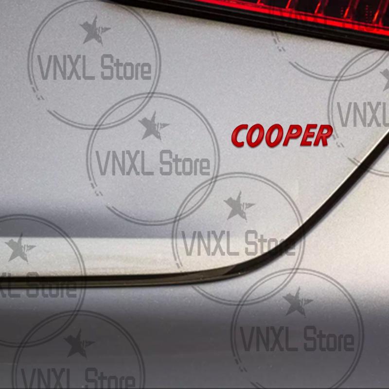 Car-Styling Metal COOPER SD Emblem Car Trunk Body Stickers For Mini Cooper S JCW R55 R56 R57 R58 F54 F55 F56 F57 F60 Countryman