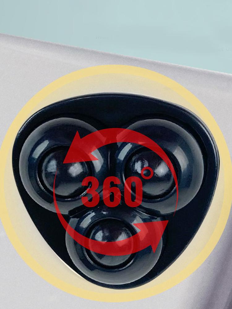 Self Adhesive Sticky Swivel Pulley 360 Degree Free Rotation Rolling Caster Pulleys for Trash Can Bottom Kitchen Small Appliances