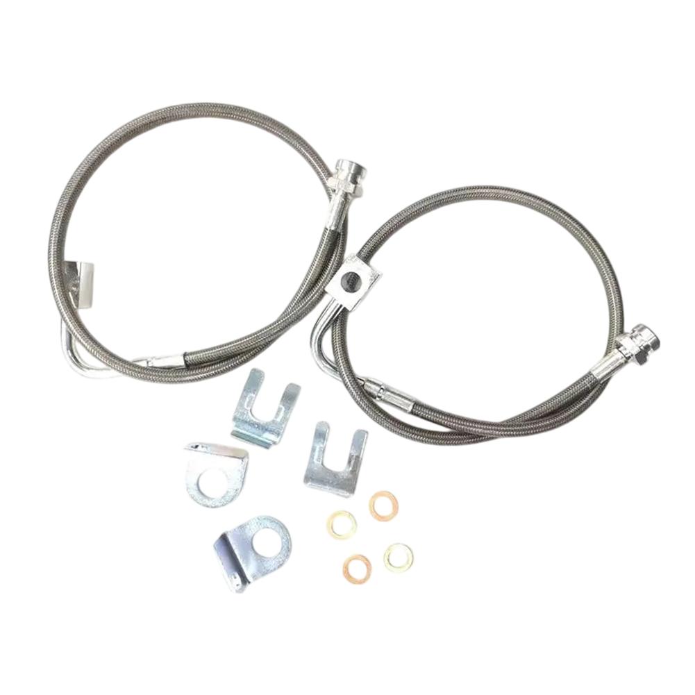 2PCS Rear Brake Lines Extended For 4-6in Lift For Jeep For Wrangler JK OEM 89708 Car Accessories
